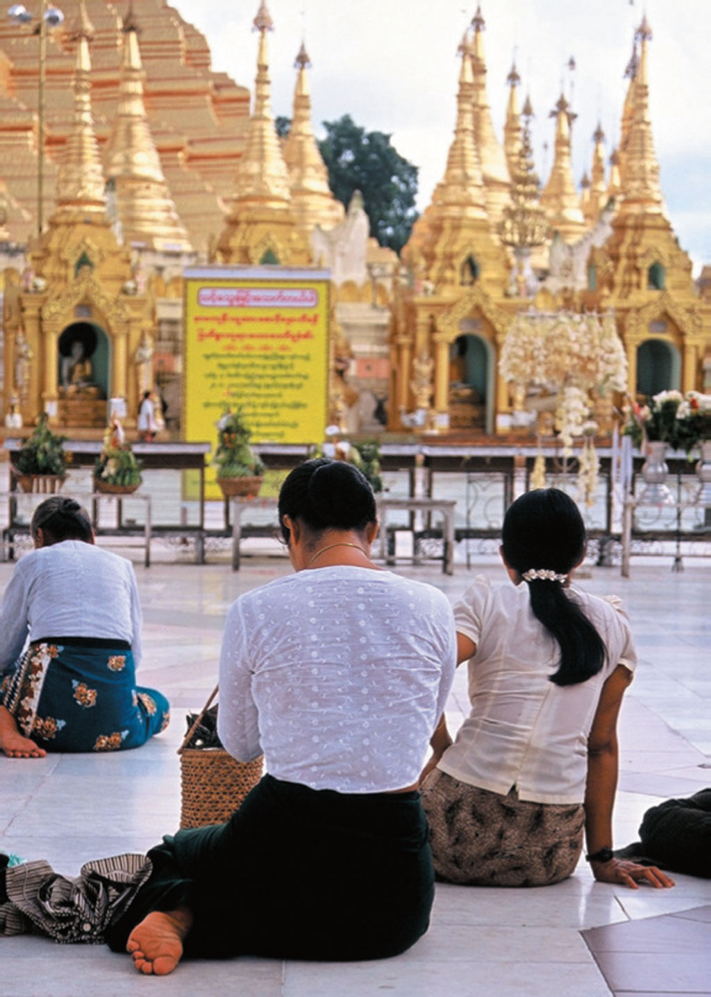 Pausa da hora do almo&ccedil;o em Mianmar