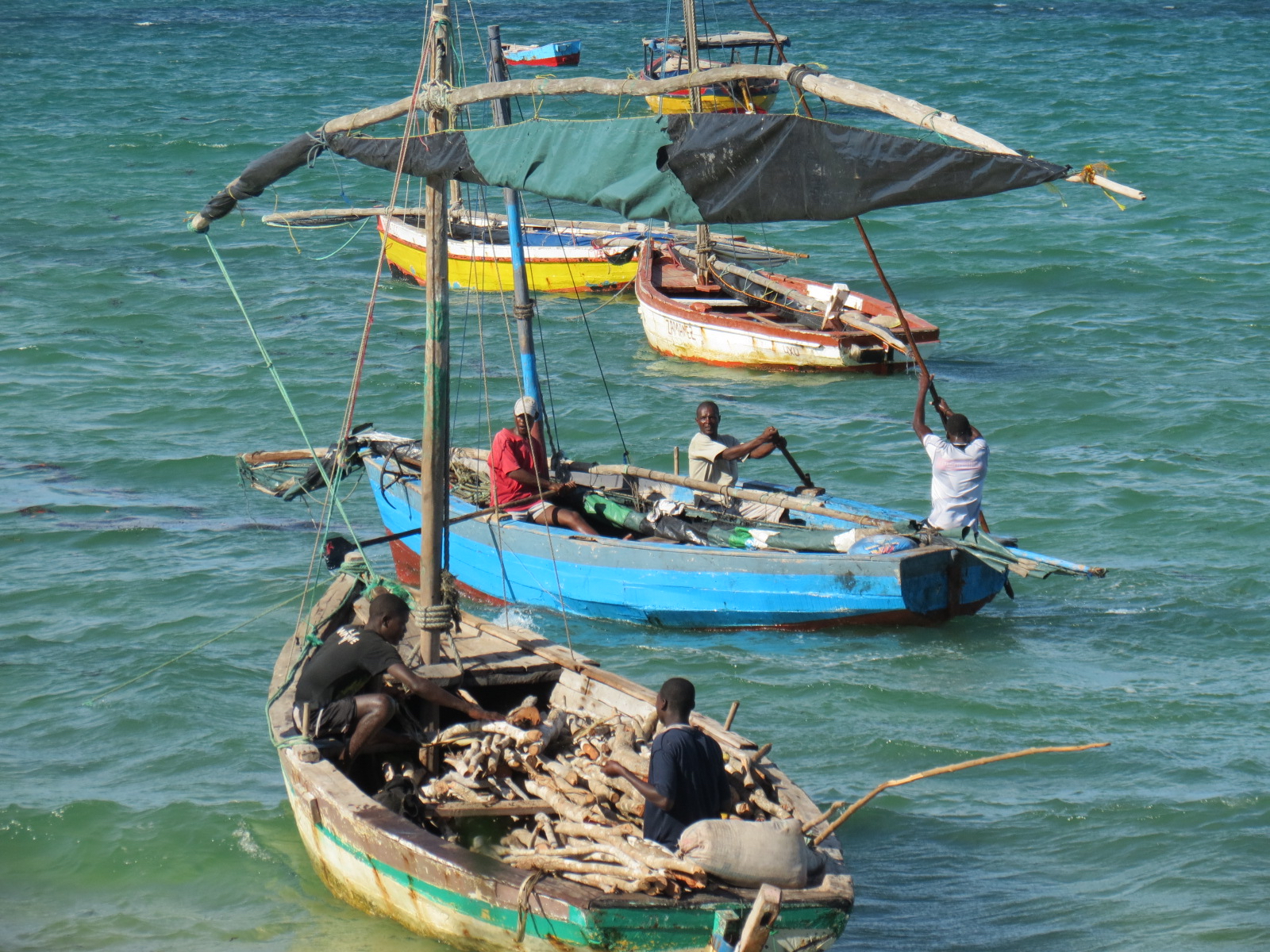 Pescadores em Vilanculos: um lugar autêntico, sem Starbucks em cada esquina (aliás, sem Starbuck em lugar nenhum)
