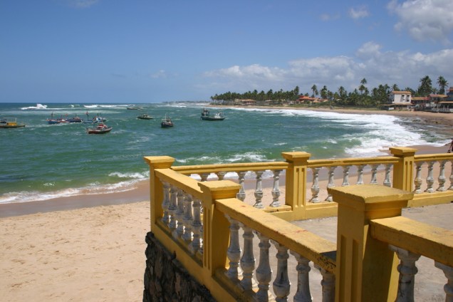 Praia de Arembepe, na Bahia