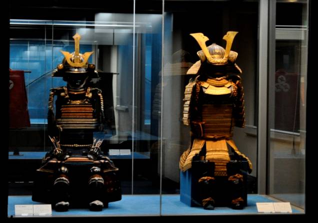 Armaduras Samurai no Museu Nacional de Tóquio Armaduras Samurai no Museu Nacional de Tóquio