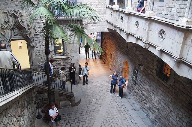 Pátio de entrada do Museu Picasso de Barcelona (foto: deming131/Creative Commons)