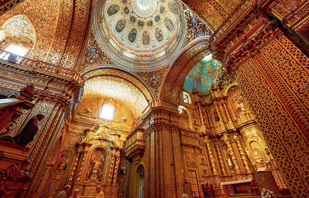 Iglesia La Compañia de Jesús, em Quito, Equador