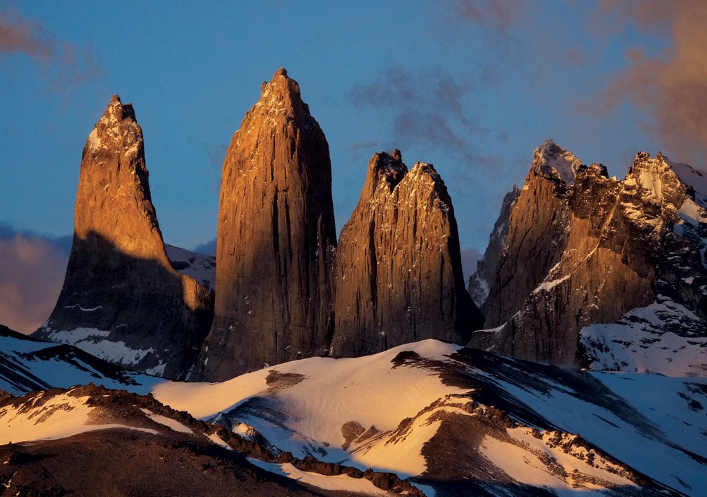 Patagônia: vista do Parque Nacional Torres del Paine, no Chile