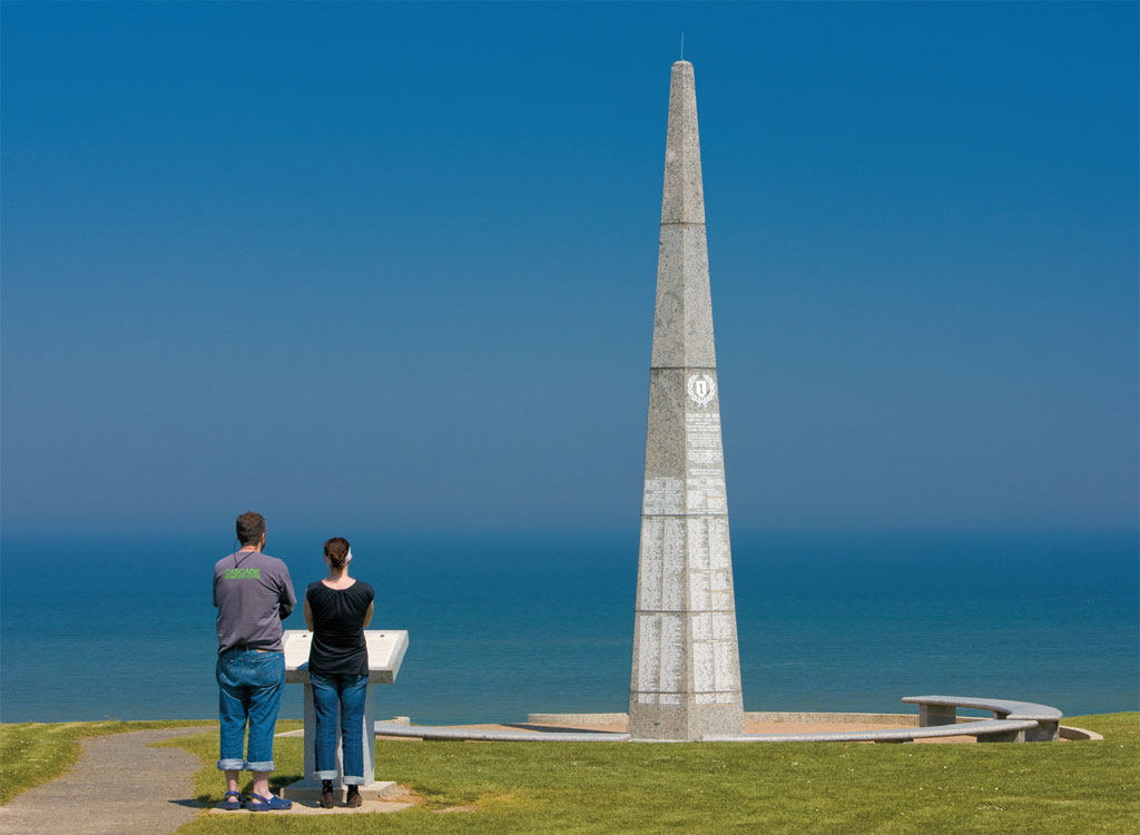 Monumento à Primeira Divisão de Infantaria, na Normandia