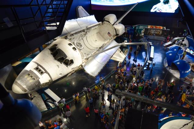 O ônibus espacial Atlantis voou 200 milhões de quilômetros antes de chegar ao Kennedy Space Center