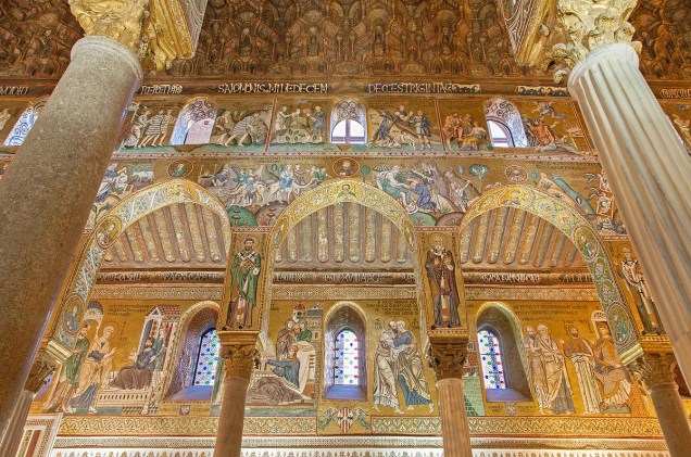 O mosaico dourado da Cappella Palatina encanta os visitantes há séculos