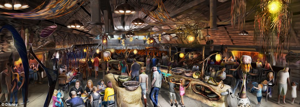 A área Pandora, The World of Avatar terá um restaurante temático