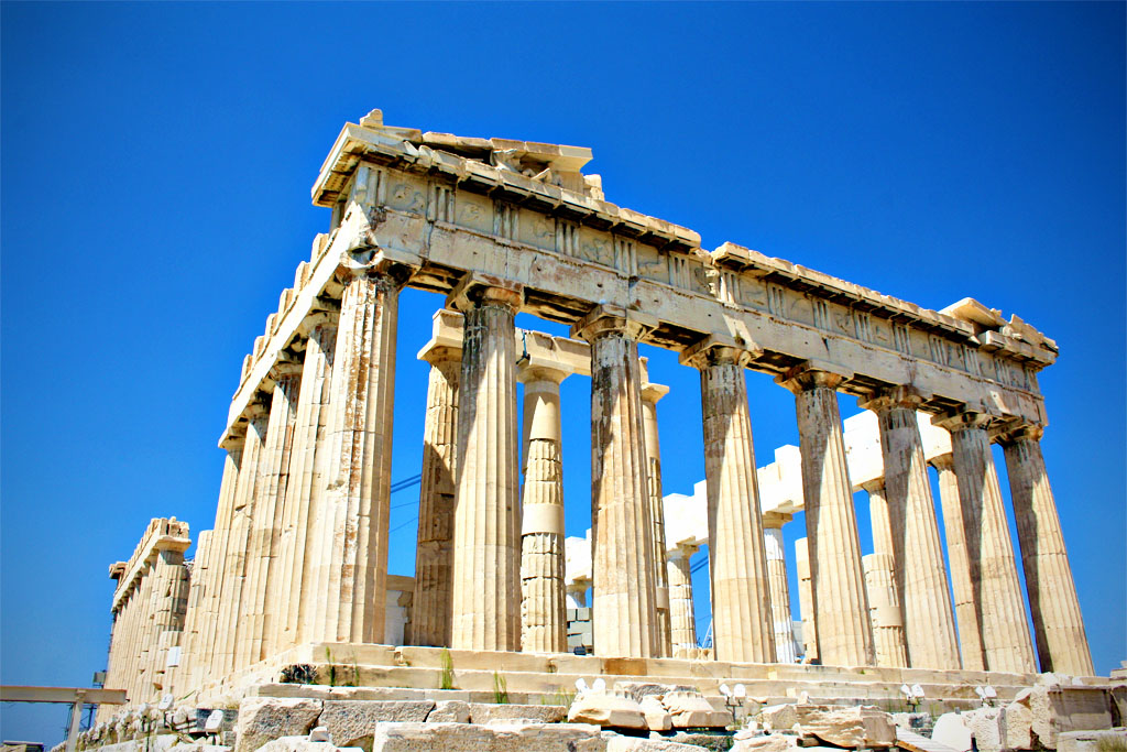 Partenon, em Atenas, Grécia