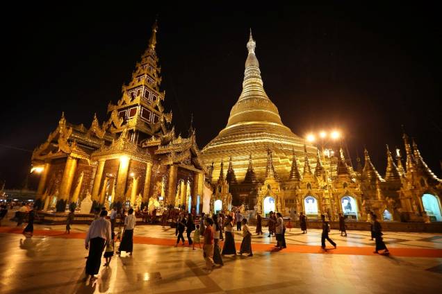 Shwedagon Paya, em Yangon Shwedagon Paya, em Yangon
