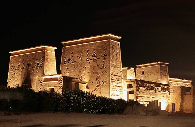 Templo Philae, construído em homanagem à Deusa Ísis Templo Philae, construído em homanagem à Deusa Ísis