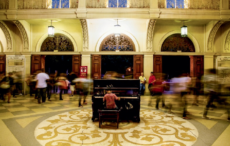 Música clássica na clássica estação / FOTO João Correia Filho