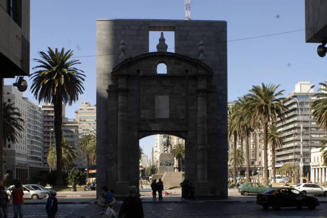 Puerta de la Ciudadela, em Montevidéu, no Uruguai