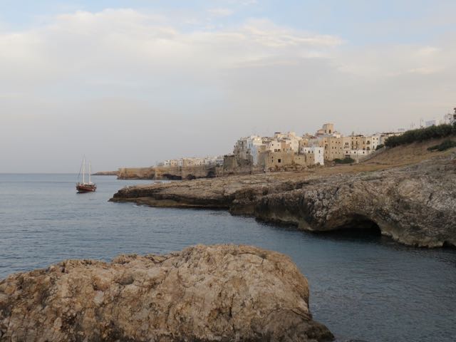 Fim de tarde na vidina Polignano a Mare