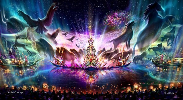 Imagem conceitual do show Rivers of Light (Foto: divulgação)