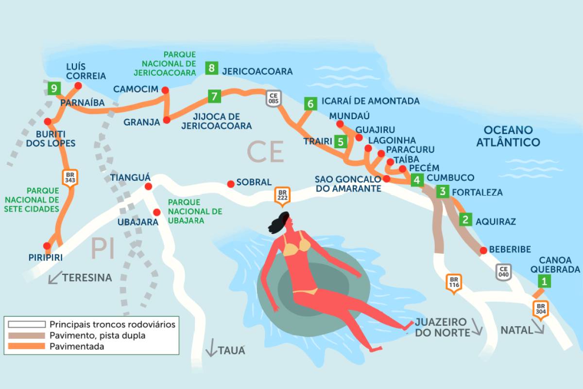 Conheça o litoral do Ceará e do Piauí em um roteiro de 22 dias | Viagem e  Turismo