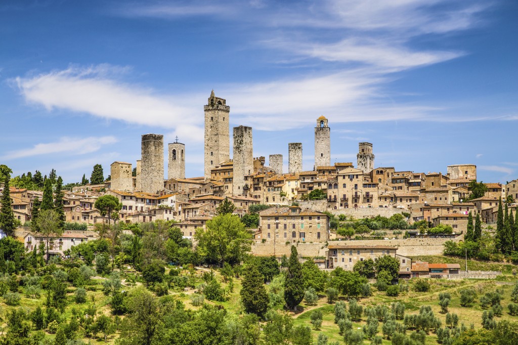 Algumas das restantes famosas torres medievais de San Gimignano (foto: iStock)