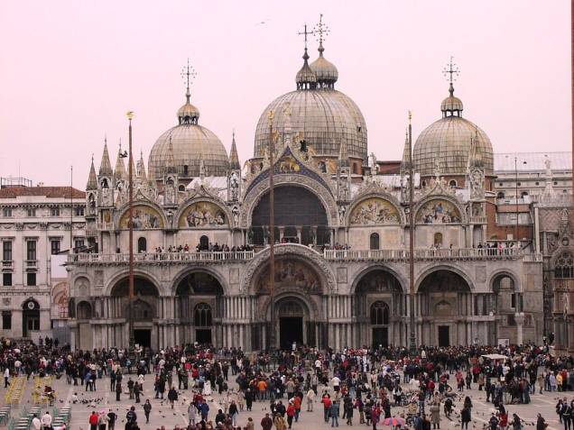 Fachada da Basílica de San Marco Fachada da Basílica de San Marco