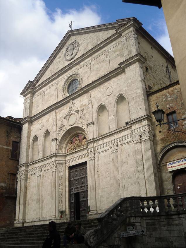 A igreja de Sant’Agostino é a mais antiga de Montepulciano. Documentos históricos indicam que a construção começou em 1285