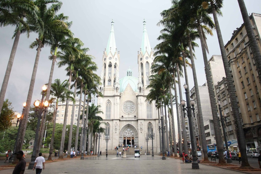 Uma visita à Catedral da Sé faz parte dos roteiros no centro histórico de São Paulo. Foto: Rubens Chiri