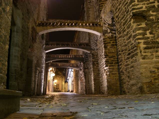 Detalhe da Cidade Velha de Tallinn, Estônia Detalhe da Cidade Velha de Tallinn, Estônia