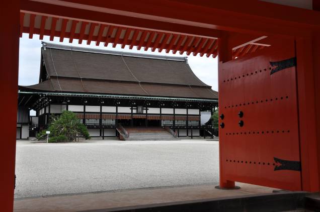 Hall Shishinden, onde eram realizadas as cerimônias de entronização dos imperadores do Japão