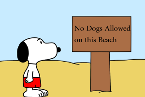 Snoopy não seria vetado nas pousadas abaixo / Reprodução