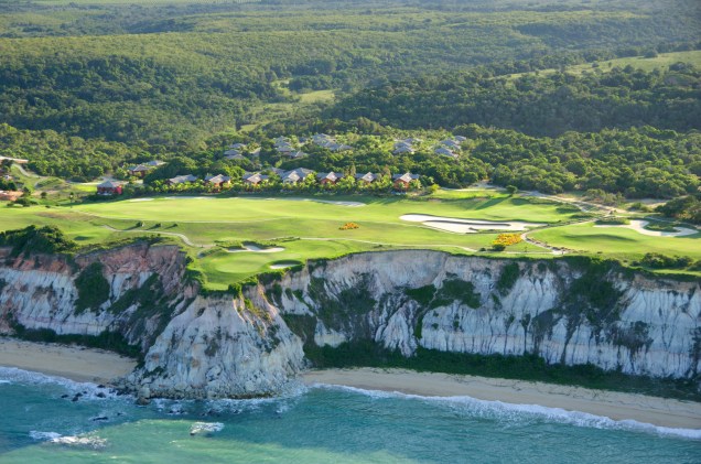 Vista aérea do Terravista Golf Resort, em Trancoso