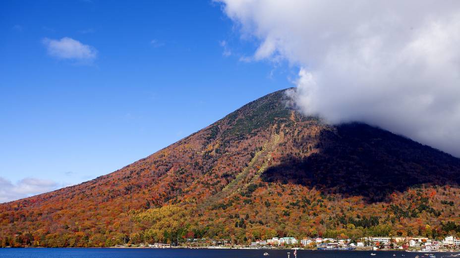 Lago Chuzenji, nas proximidades de Nikko Lago Chuzenji, nas proximidades de Nikko