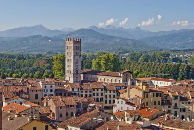 Vista panorâmica de Lucca Vista panorâmica de Lucca