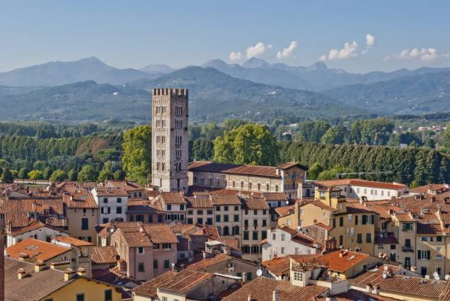 Vista panorâmica de Lucca