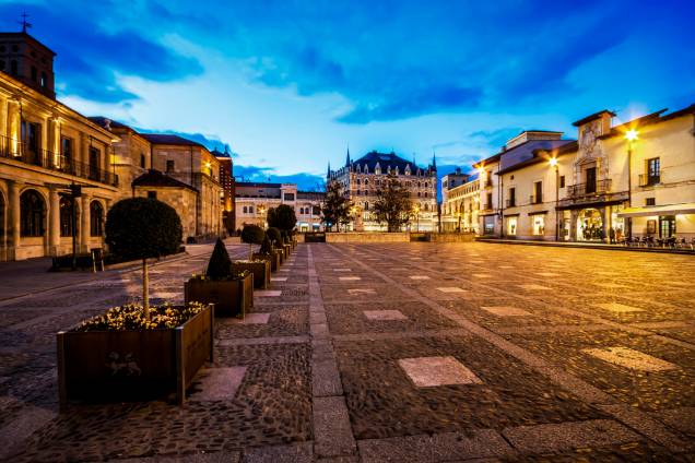 Praça San Marcelo, em León Praça San Marcelo, em León