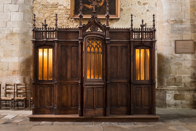 Confessionário da Catedral de Saint Malo