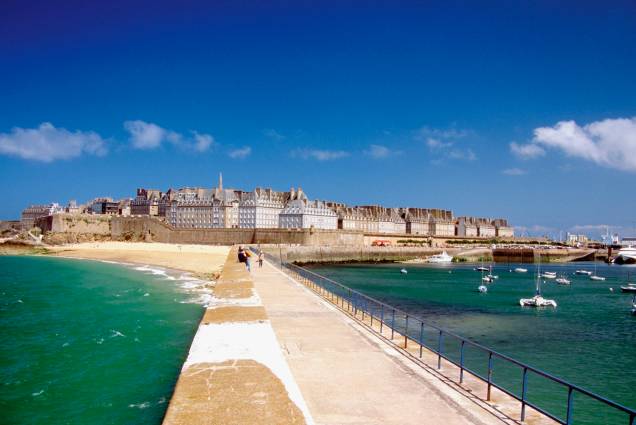 Saint Malo é um dos destinos mais visitados da Bretanha Saint Malo é um dos destinos mais visitados da Bretanha
