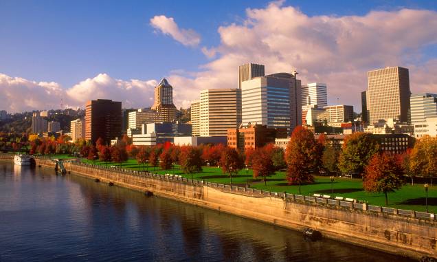 O Waterfront Park de Portland, Oregon, USA O Waterfront Park de Portland, Oregon, USA