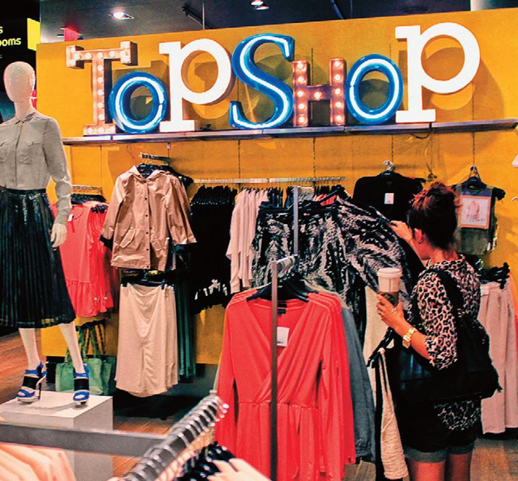 Loja da Topshop Loja da Topshop