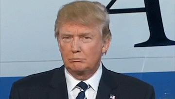 caras e bocas do Trump