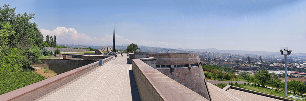 Memorial do Genocídio Armênio, em Yerevan, capital da Armênia (foto: Richard Tanton)
