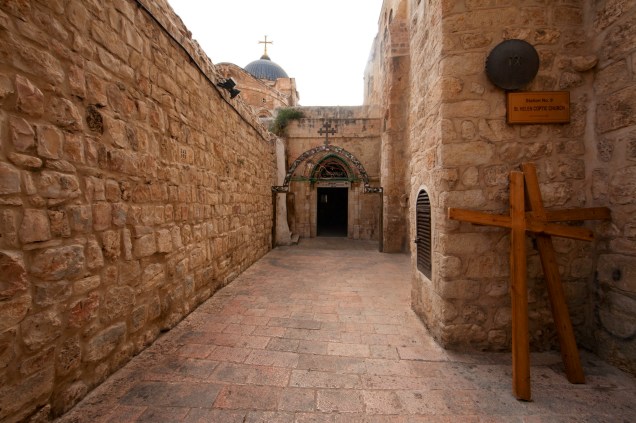 Via Dolorosa, em Jerusalém