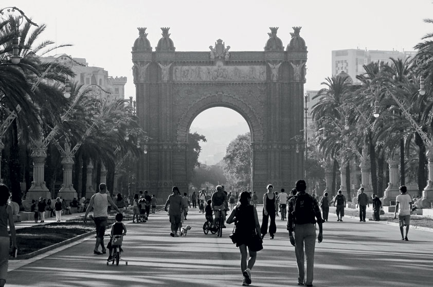 Arco do Triunfo em Barcelona - Scrapbook da VT de outubro de 2012