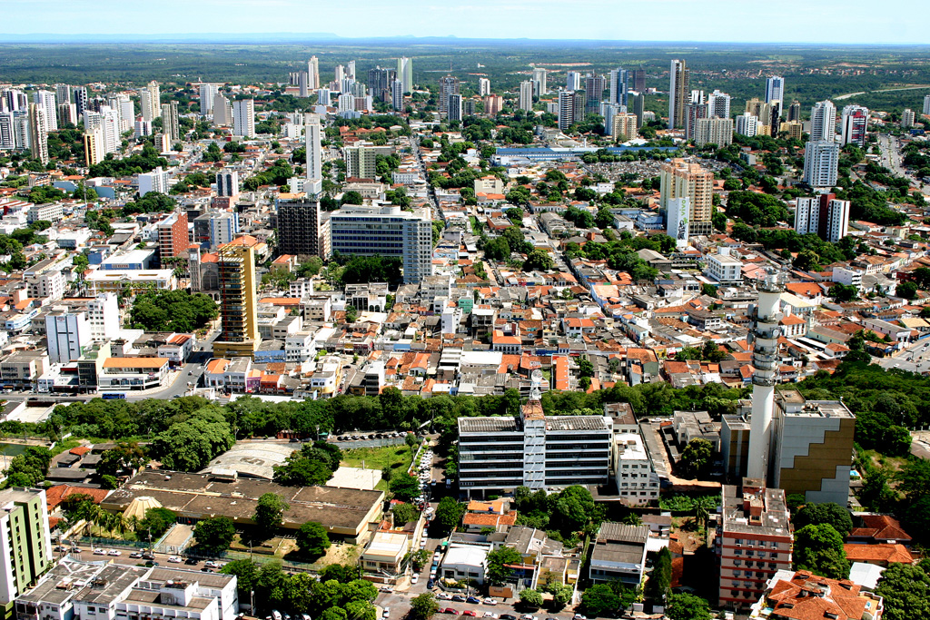 Vista aérea de Cuiabá (MT)