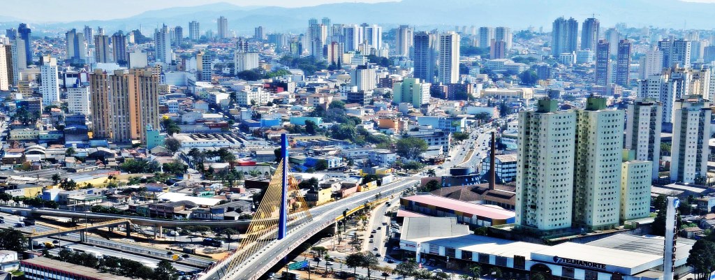 Vista da cidade de Guarulhos, São Paulo