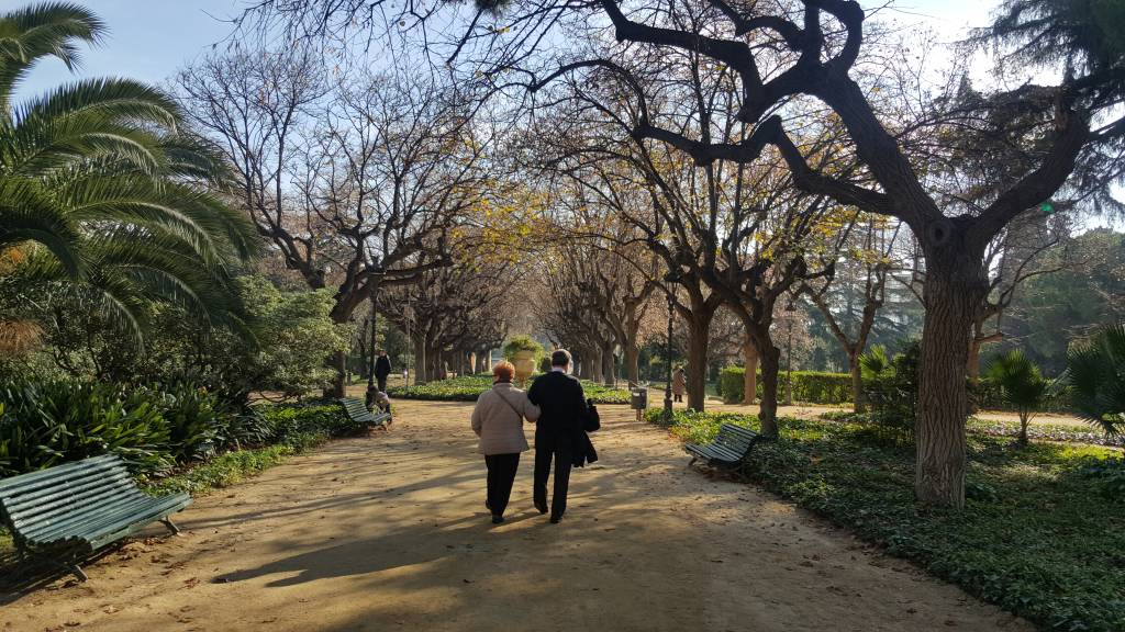 Tranquilidade total nos Jardins do Palácio de Pedralbes