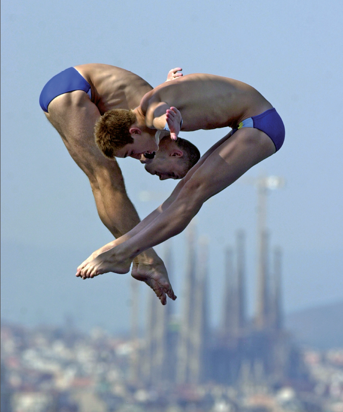 Campeonato de saltos em Barcelona: as piscinas dos Jogos Olímpicos de 1992 ainda recebem campeonatos internacionais