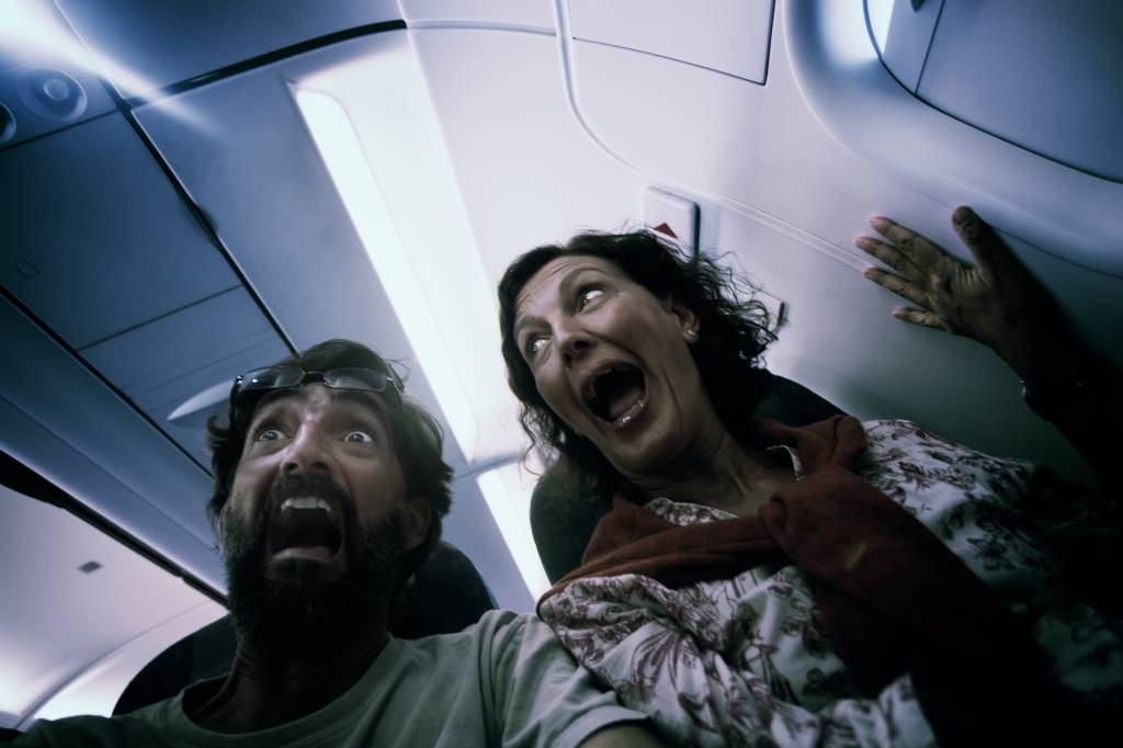 pânico em avião