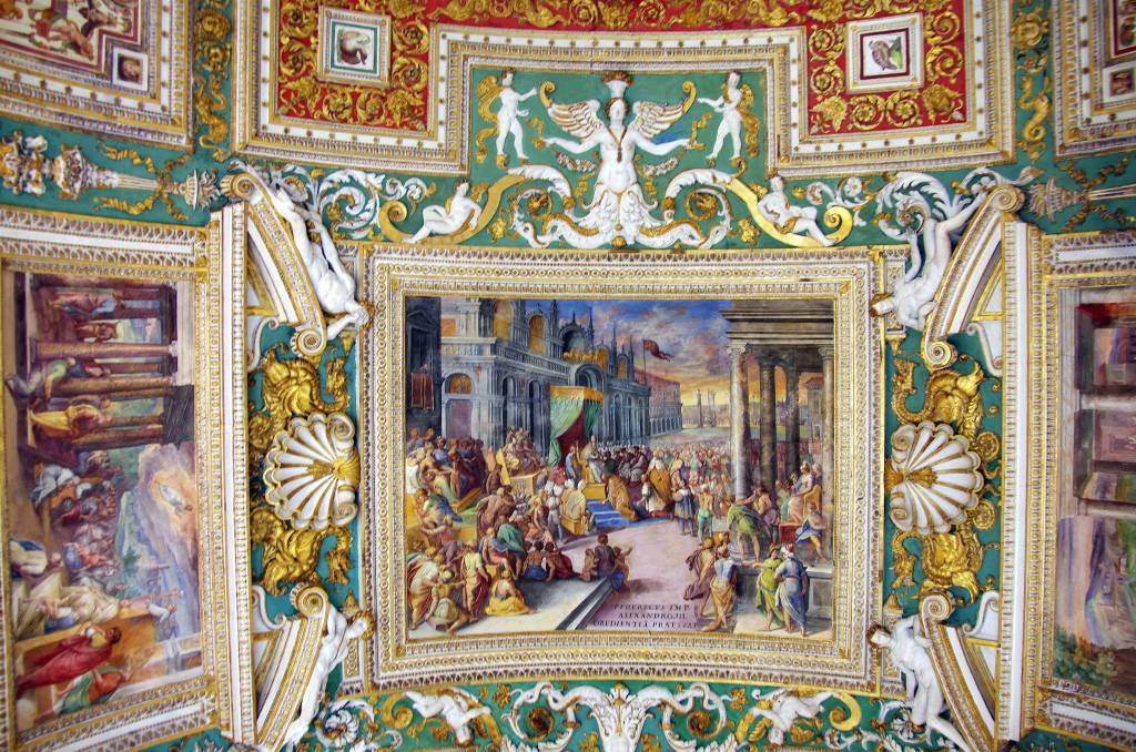 Teto do Museu do Vaticano