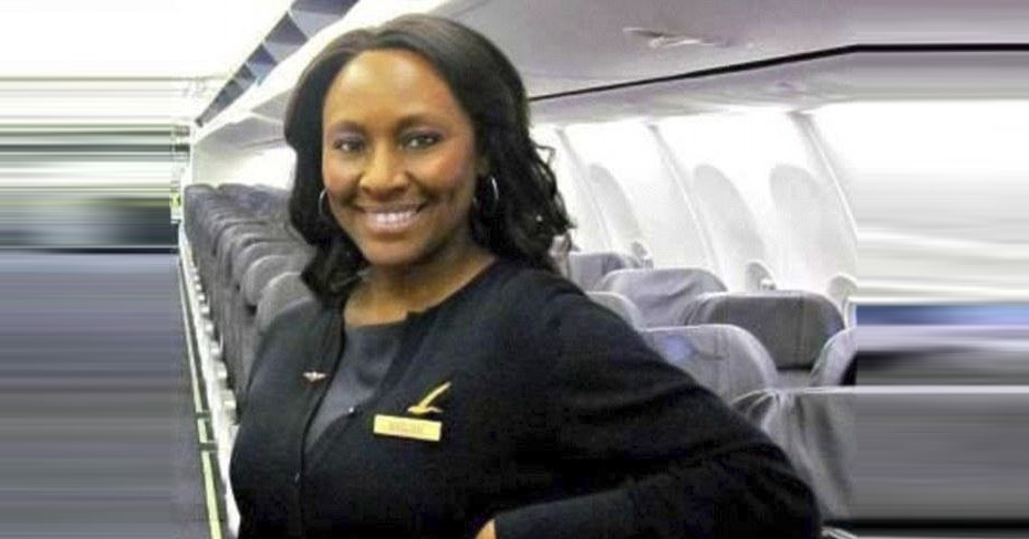 Foto de Shelia Fedrick, aeromoça que salvou adolescente vítima de tráfico humano