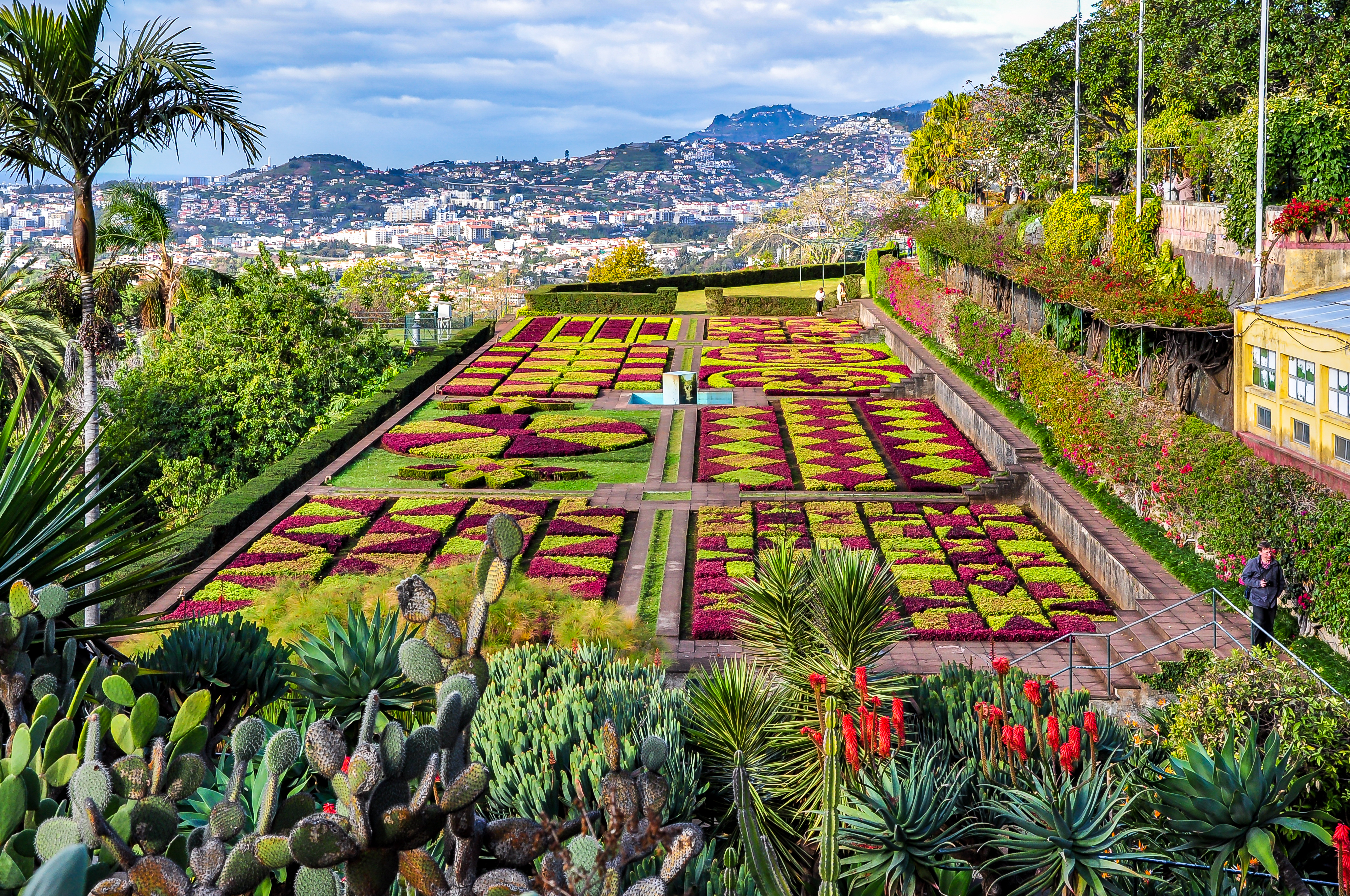 Jardim Botânico em Funchal, Ilha da Madeira, Portugal