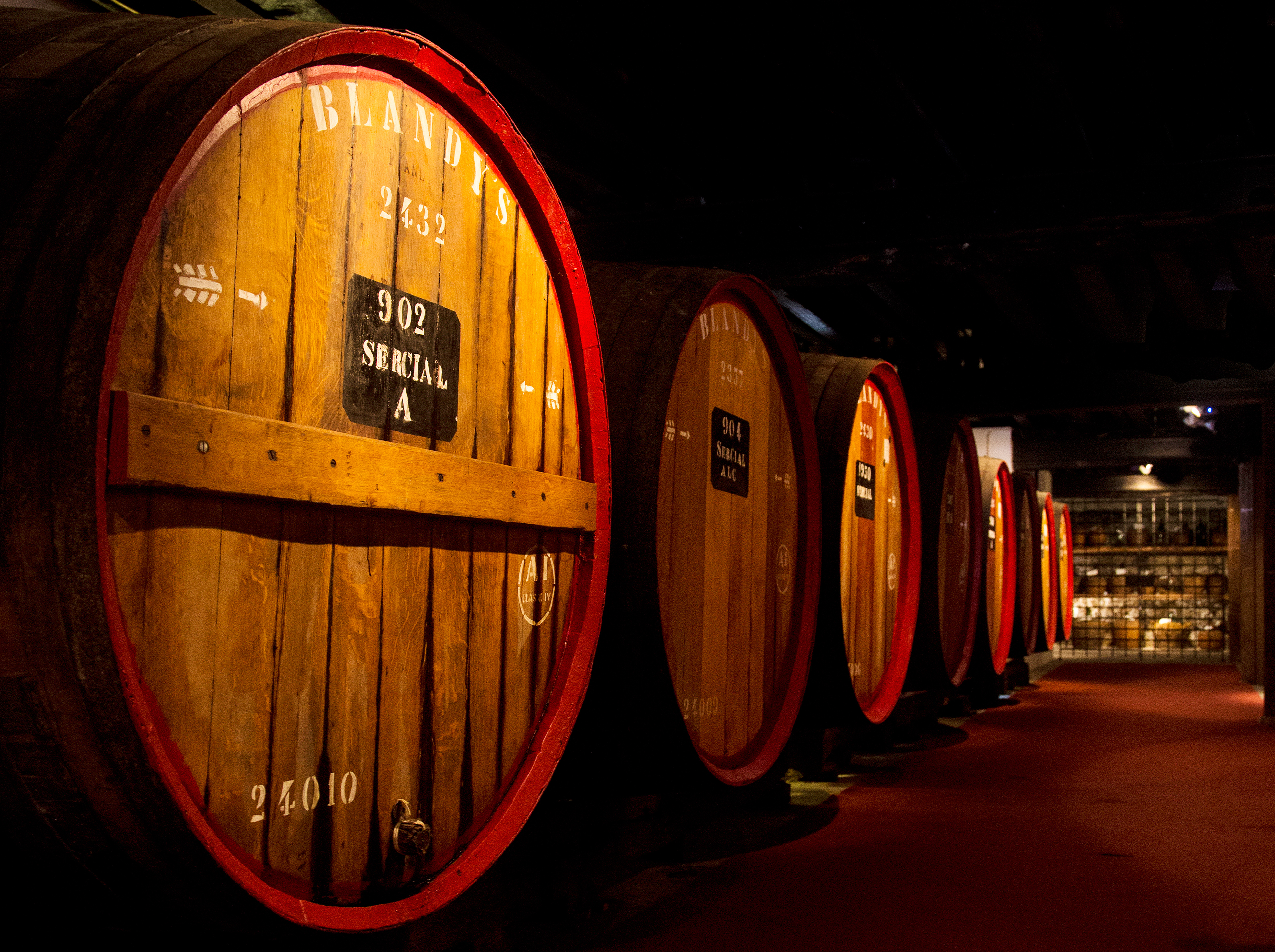 Barris da vinícola Blandys Funchal Ilha da Madeira Portugal