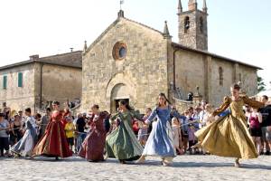 Festa Medieval de Monteriggioni, Siena, Toscana, Itália