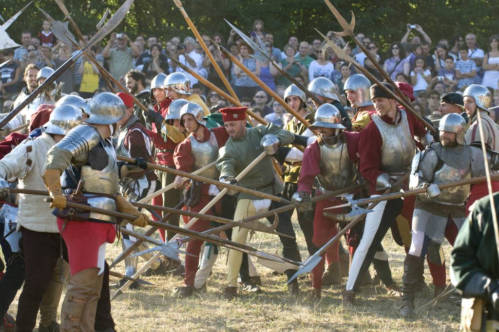 Festa Medieval de Monteriggioni, Siena, Toscana, Itália